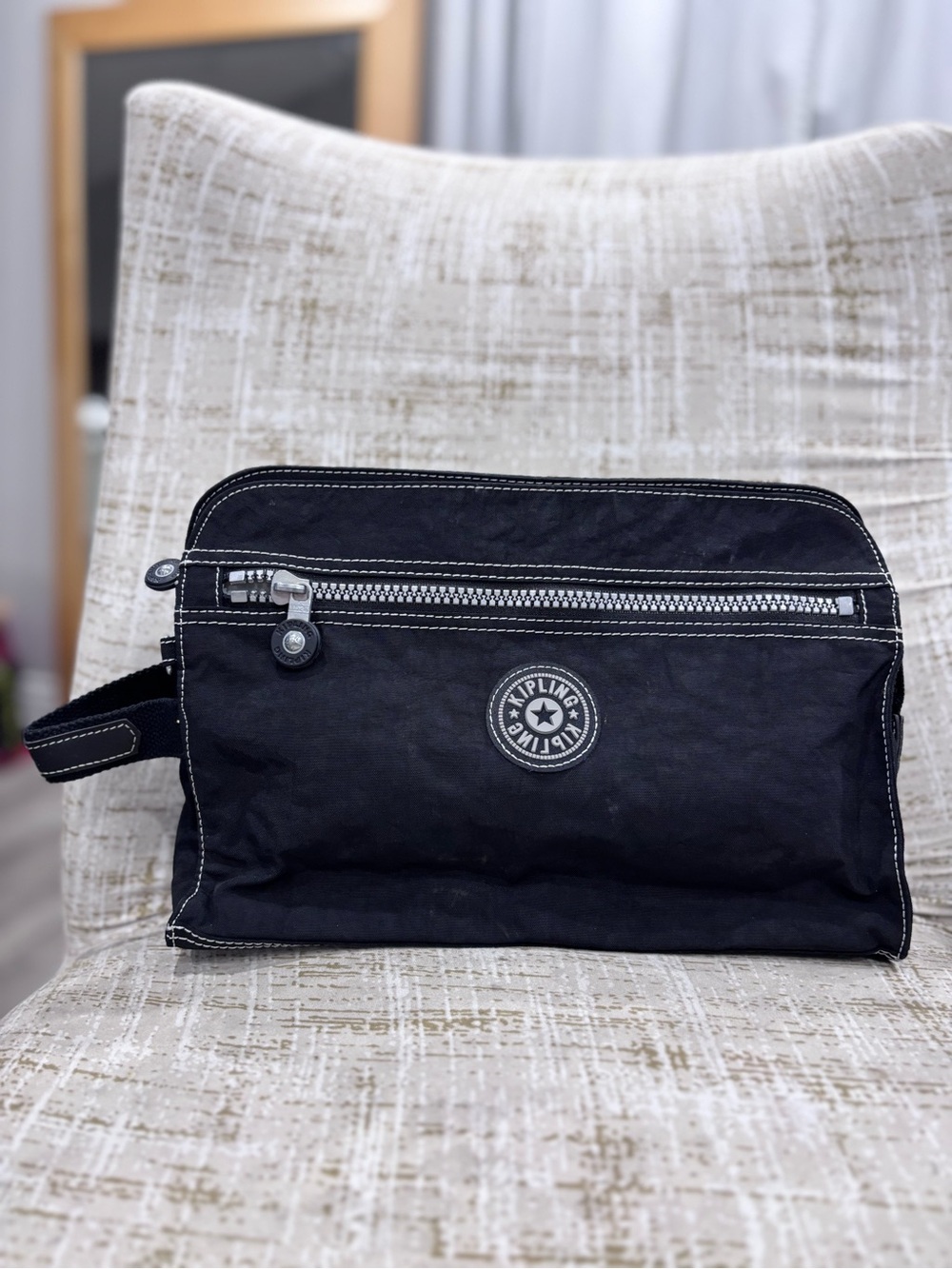 Kipling Black  Travel Toiletry Bag